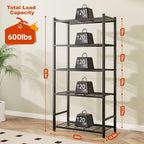 Storage Shelves, 5-Tier Metal Shelving Unit - Image 3