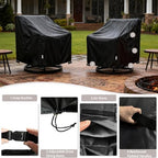 Patio Chair Covers Waterproof Patio Furniture Covers, 33W x 37D x 38 H Inches - Image 4