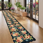 DUKINO 2x14 Hallway Runner Rug, Floral Washable Kitchen Rug - Image 5