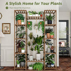GENTINGBRO Plant Stand Indoor Outdoor 62.2“ Tall Plant Shelf Large Tiered - Image 5