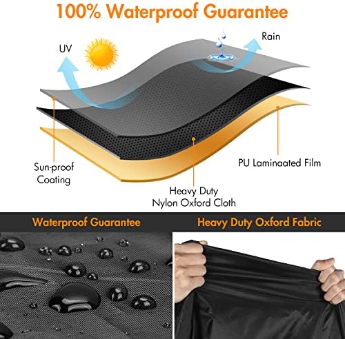WLEAFJ Outdoor Chair Covers Waterproof, 2 Pack - Image 4