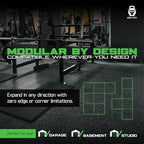 Interlocking Rubber Floor Tiles – Heavy Duty 100% Rubber Gym Flooring - Image 3