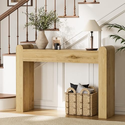 Lulive Arc Entryway Table, 47 Inch Curved Console Table - Image 6