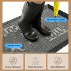 GORILLA GRIP WeatherMAX Door Mat, Indoor Outdoor Use - Image 5