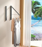 Dr.DJ Clothes Drying Rack Wall Mounted, Retractable & Foldable Clothes Hanger - Image 7
