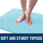 OLANLY Dog Door Mat for Muddy Paws 47x17, Super Absorbent Chenille Mud Mat - Image 4