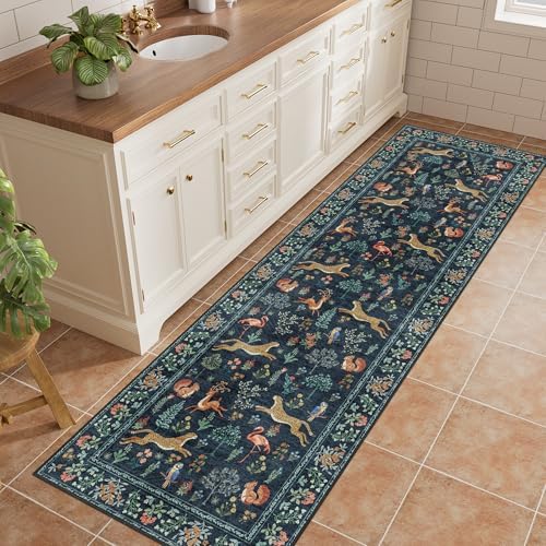 DUKINO 2.6x8 Rug for Hallway, Washable Kitchen Rugs Non Slip - Image 3