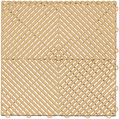 Swisstrax Ribtrax PRO Interlocking Garage Floor Tiles, 15.75 x 15.75-Inch by Swisstrax