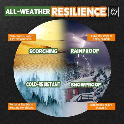 RAINDEWAY 7x7 Feet Tarps Heavy Duty Waterproof, 10Mil Tarp Cover - Image 5