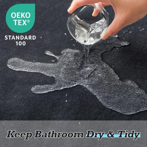 HUXMEYSON Bathroom Rugs Sets 2 Piece, Non-Slip & Quick Dry Bath Mat Set - Image 4