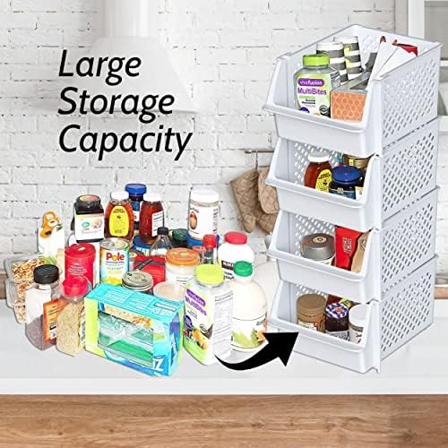 Skywin Stackable Storage Bins Open Front - Image 2