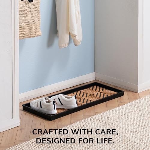 Anji Mountain Heavy Duty Waterproof Rubber Shoe Storage Mat Organizer/Boot - Image 5