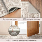 Hazo Haus Beige Boho 3x16 Extra Long Runner Rug - Image 4