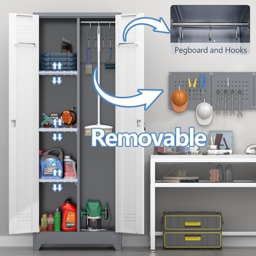 65" H Metal Garage Storage Cabinets - Image 5
