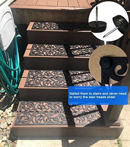 Rubber Stair Treads, Outdoor Stair Treads Non-Slip, Butterfly Designed Stair - Image 4