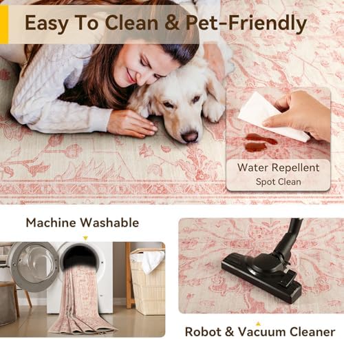 RELEANY Washable Area Rug - Image 4