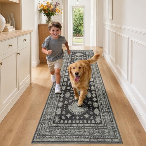2x6 Runner Rug Washable Non Slip Boho Mat - Image 4