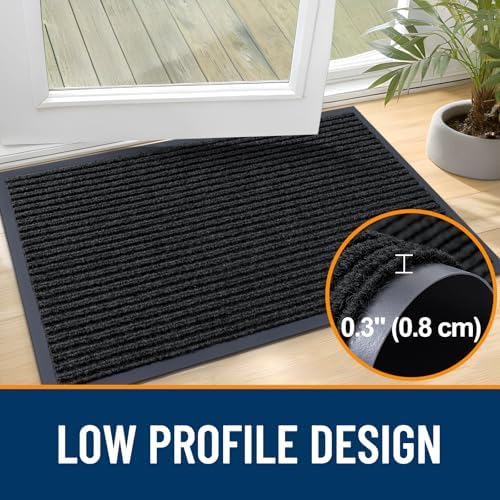 OLANLY Front Door Mat 40x32, Waterproof Heavy-Duty Indoor Outdoor Doormat - Image 4