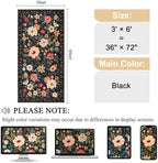 DUKINO 3x6 Runner Rug, Non Slip Floral Washable Rug - Image 2