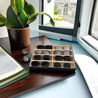 Premium Quality Sunglasses Tray Organizer Display PU Leather Exterior Soft - Image 7