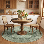 RELEANY Washable Area Rug, Round 6ft - Image 2