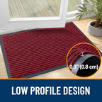 OLANLY 2-Pack Front Door Mats 71x23, Waterproof Heavy-Duty Doormats - Image 4