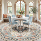 RELEANY Washable Area Rug, Round 8ft - Image 2