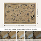 Easy Jute Outdoor Rug, Washable 3x5 Front Door Mat - Image 2