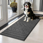 Tindbea Dog Door Mat for Mud Paws, Dirt Trapper Mud Mat by Unknown