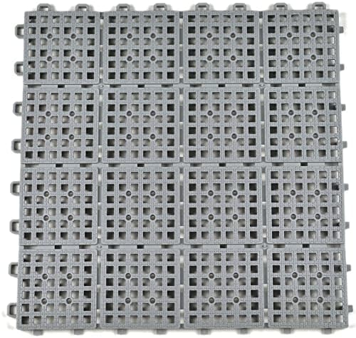 Greatmats Patio Outdoor Tiles 12 x 12 inch Deck Tiles 25 Pack by Greatmats