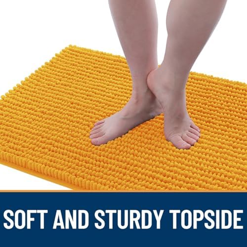 OLANLY Dog Door Mat for Muddy Paws 24x16, Extra Absorbent Chenille Mud Mat - Image 3