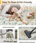 RELEANY Washable Area Rug, Large 10'x12' - Image 6