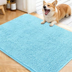 OLANLY Dog Door Mat for Muddy Paws 40x32, Super Absorbent Chenille Mud Mat by OLANLY