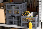 Eslite 34L Large Plastic Folding Storage Crates, Collapsible Crates - Image 7