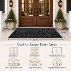 Yimobra Extra Large Door Mat, Outdoor Doormat - Image 2