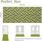 hicorfe Dirt Trapper Indoor Doormat, Non Slip Backing Washable Door Mats - Image 2