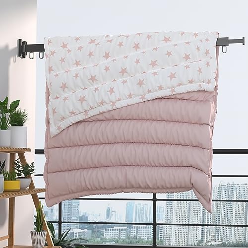 wall Mounted Clothes Drying Folding Hanger Rack - Image 4