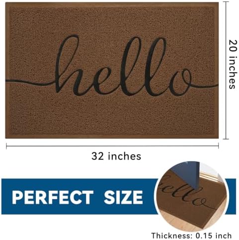 EARTHALL Funny Hello Mats Outdoor, Front Door Mat - Image 2