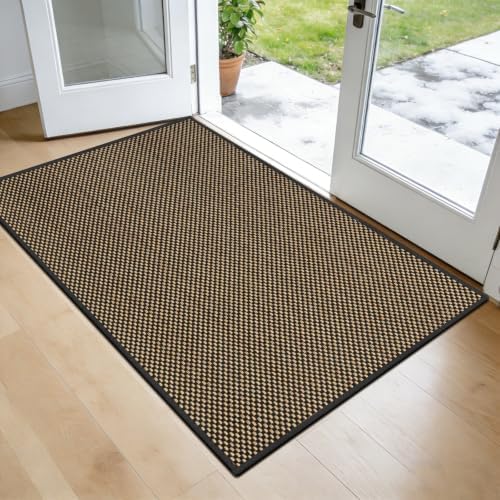 LEKEEPGO Front Door Mat 32"x47", Indoor Non Slip Washable Entry Mat by LEKEEPGO