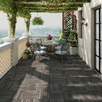PrimeZone 54 PCS Solid Acacia Wood Interlocking Patio Deck Tiles Outdoor - Image 3
