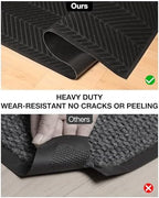 4′ x 10′ Heavy Duty Front Door Mat Indoor Outdoor Entrance, Easy Clean - Image 3