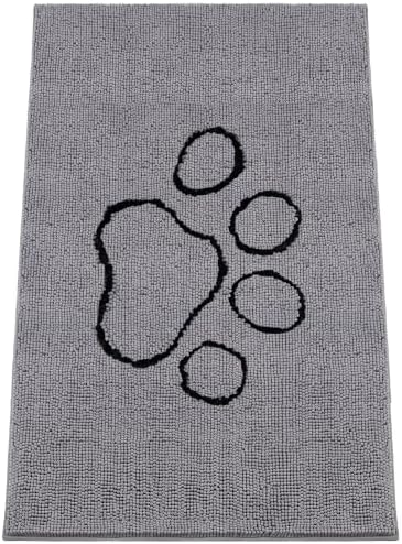 Absorbent Dog Door Mat for Muddy Paws by HOMEK