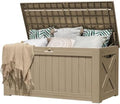Flamaker Internal 120 Gallon Deck Box Waterproof, Large Outdoor Storage Box by Flamaker