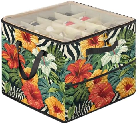 Tropical Flowers Shoe Organizer by Mardesigns