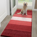 Kitinjoy Indoor Outdoor Door Mat, 59x24 Non-Slip Dirt Trapper Doormats by Kitinjoy
