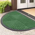 Smiry Half Circle Front Door Mat Outside Entrance, Rubber Doormat by Smiry