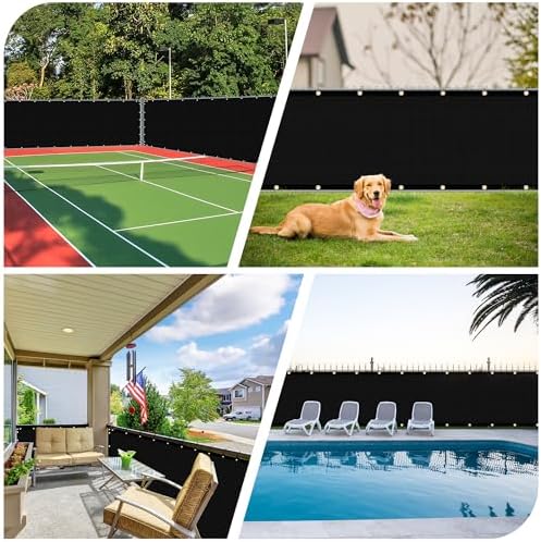 iCover 6x12ft Privacy Screen Fence, Outdoor Fencing Panels, Garden Windscreen - Image 5