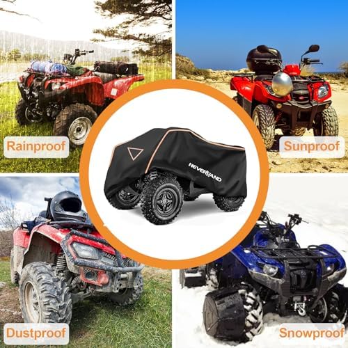 NEVERLAND ATV Cover 420D Waterproof Heavy Duty 4 Wheeler Cover - Image 6