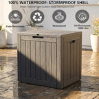 Outdoor Storage Box, 35 Gallon Waterproof Deck Box - Image 4