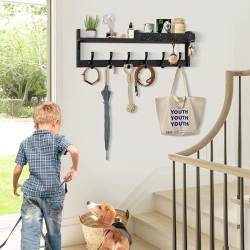 27.5" Wall Mount Coat Rack - Image 6
